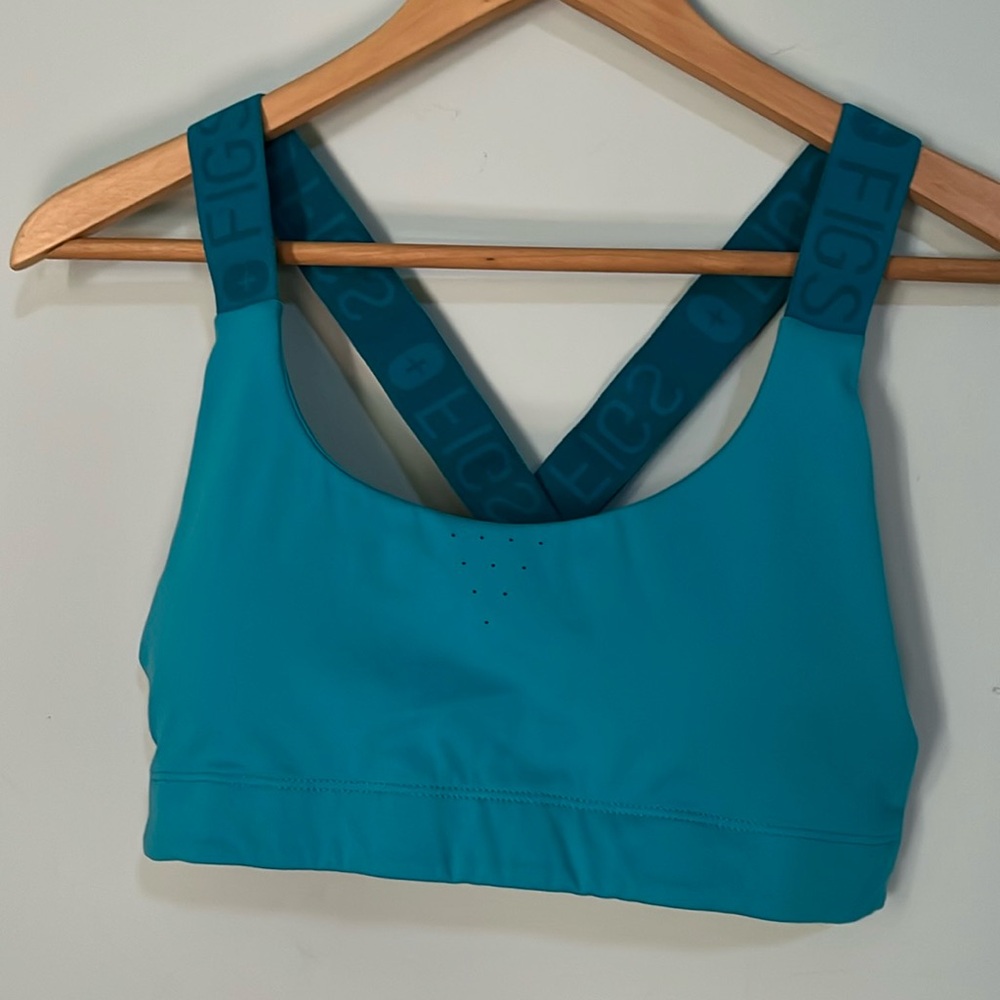 FIGS Teal Sports Bra (Size M)